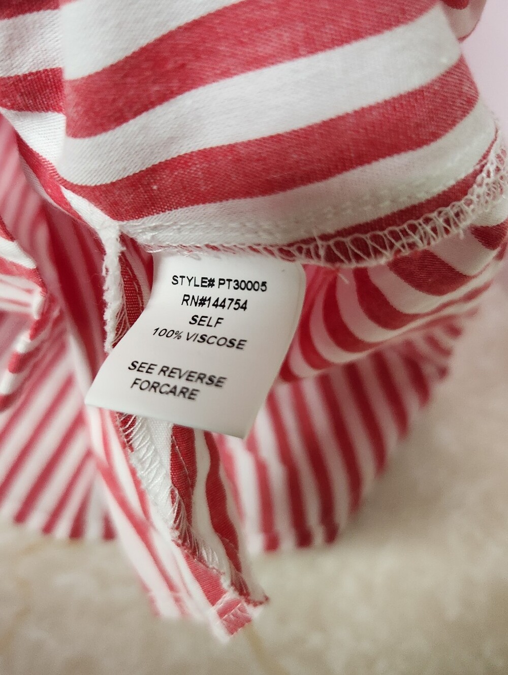 Davi & Dani Red Pink Striped Red Pink Colorbock Button Up Shirt Womens Sz 1XL - Picture 5 of 8